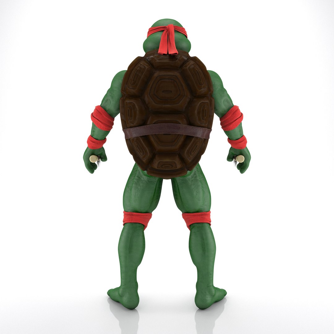 TMNT Ninja Turtles Raphael 3D Model - TurboSquid 2188303