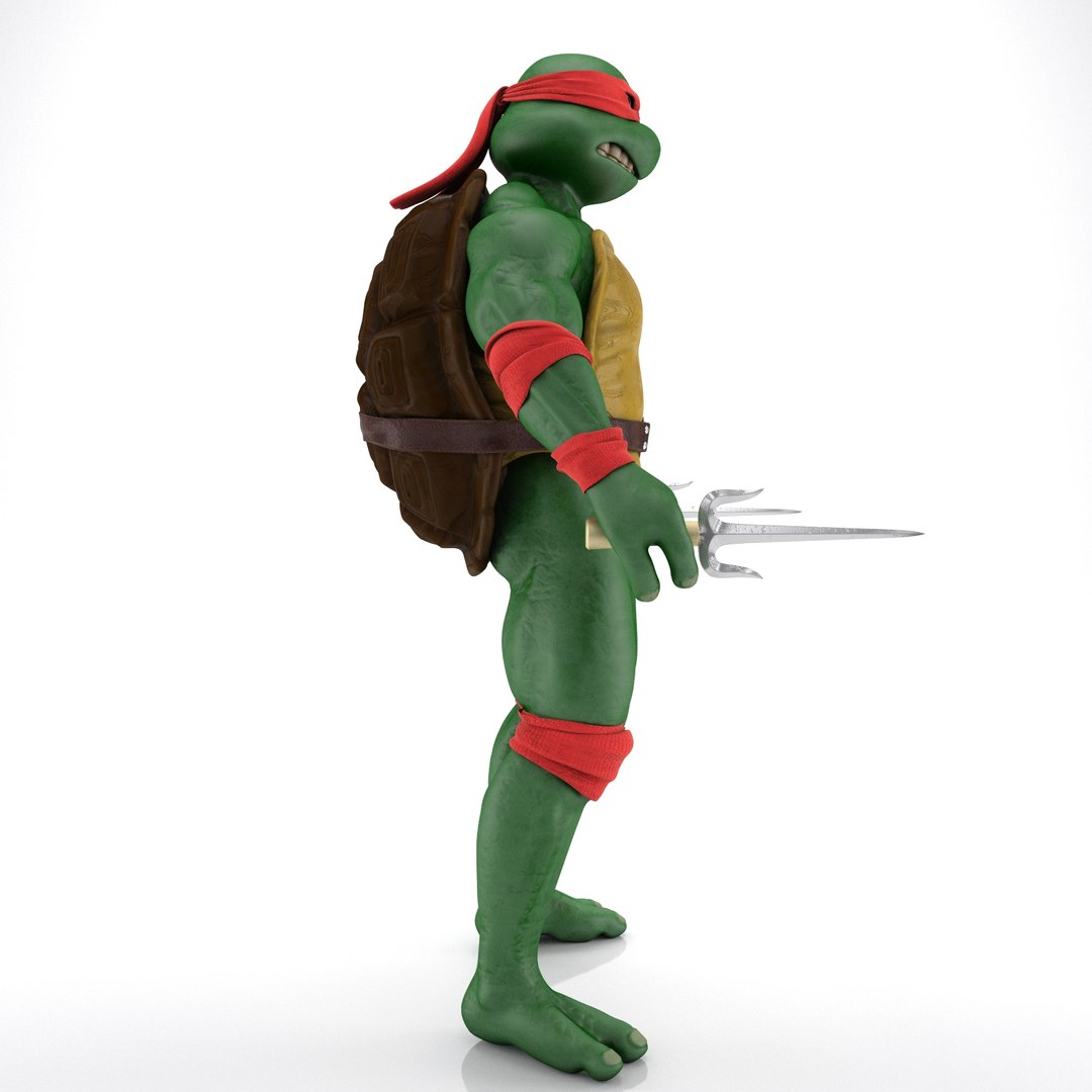 TMNT Ninja Turtles Raphael 3D Model - TurboSquid 2188303