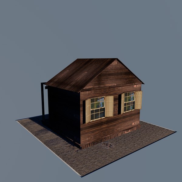 modelo 3d Casa del Viejo Oeste - TurboSquid 1597881