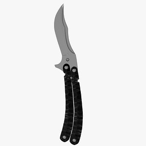 Balisong Butterfly Knife Black Matte