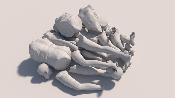 modelo 3d Small Corpse Body Parts pile - TurboSquid 2098968