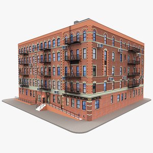 NYC New York City Building 3d model 04