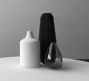 3D - revit family vase model