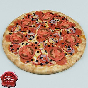 pizza v4 3d model