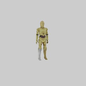 3D Star Wars C3PO model