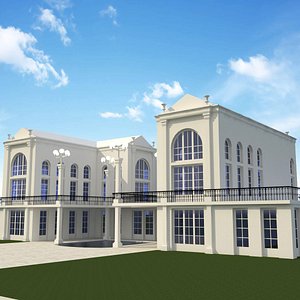 classic small castel 3D