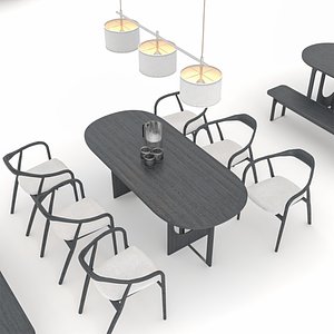 Apollo Ovale Table Set