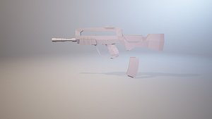 Famas G2 Low Poly