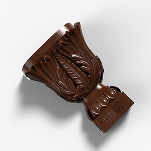 Carved decor KP 015 3D model