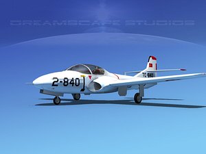 t-37 cessna tweet 3d model