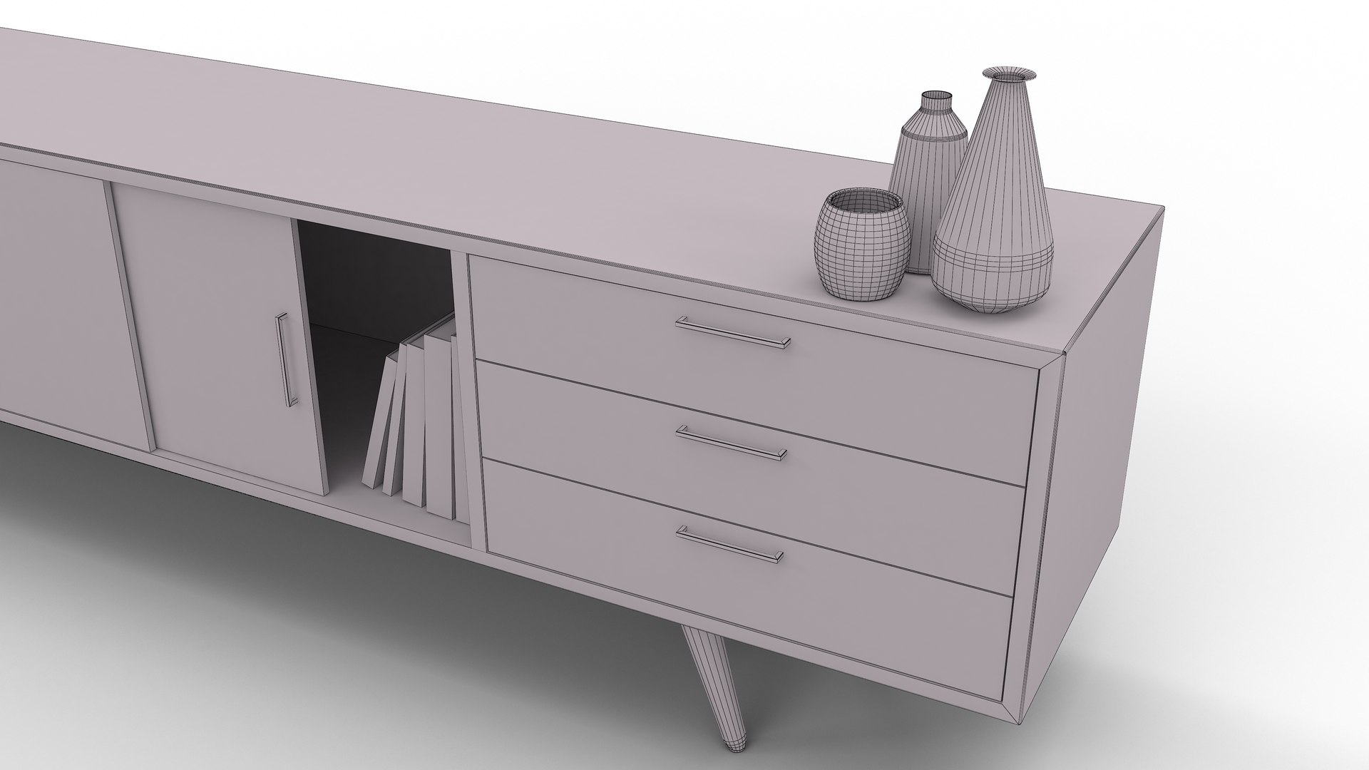 3D TV Stand model - TurboSquid 2004384