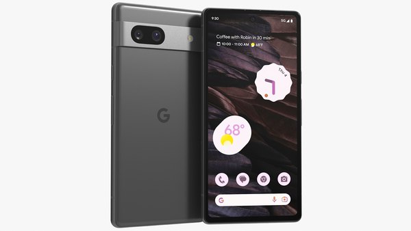 Google Pixel 7a Charcoal 3D - TurboSquid 2072131