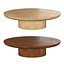 TABLE BASSE RONDE PIÉDESTAL OSLO