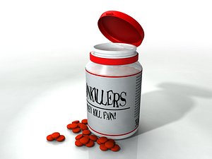 pills bottle 3d model
