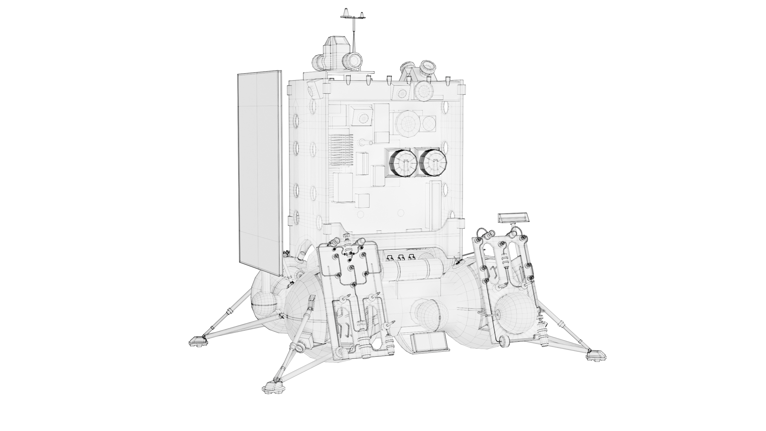 modelo 3d Módulo de aterrizaje lunar Luna 25 - TurboSquid 2053760