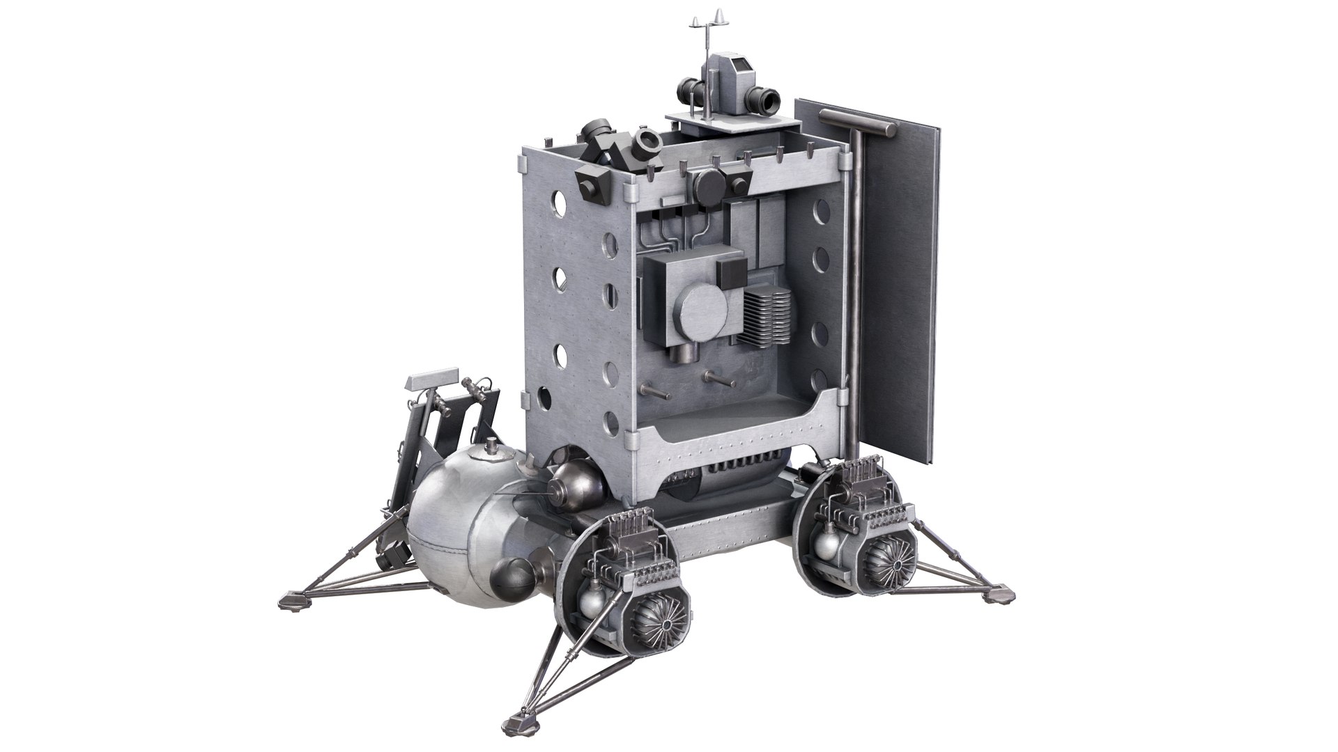 Luna 25 Lunar Lander Model - TurboSquid 2053760