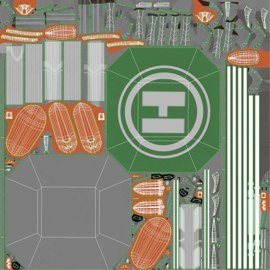 SPAR Rig And Supply Vessel 3D Model - TurboSquid 2418907