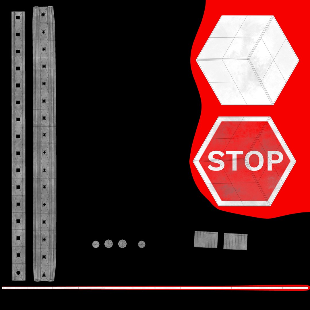 object street elements 3D model https://p.turbosquid.com/ts-thumb/AW/GErQmv/naIqVmoK/traffic_sign_basecolor_uv/jpg/1607004175/1920x1080/fit_q87/96e72f9ce33a96f25a68e2ff8afc5982a94d7287/traffic_sign_basecolor_uv.jpg