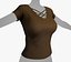 Camiseta Feminina Marrom Estilo 1