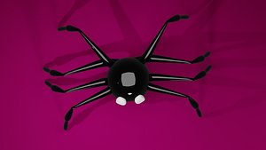 3D Low Poly Spider