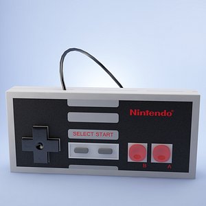 3d nintendo gamepad model