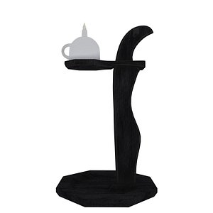 Game Ready Korean Traditional Octagonal Lamp 3D model