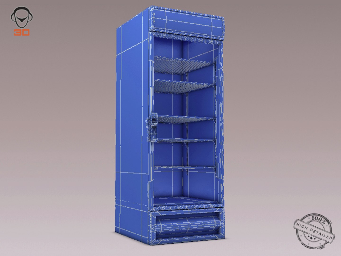 3dsmax Coca-cola Refrigerator