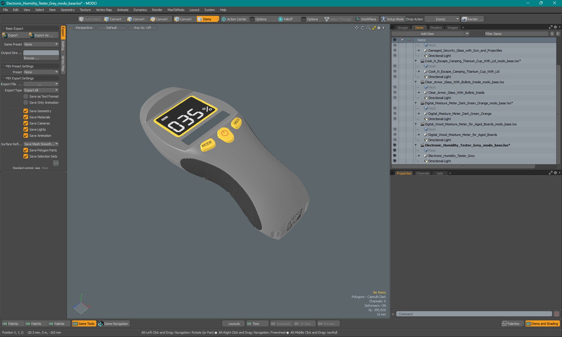 Electronic Humidity Tester Grey 3D - TurboSquid 2437857