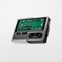 Pager or Beeper Retro Futuristic Style