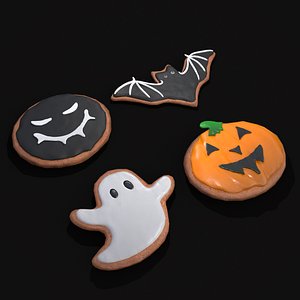 3D Spooky Halloween Cookies
