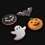 Biscoitos assustadores de Halloween