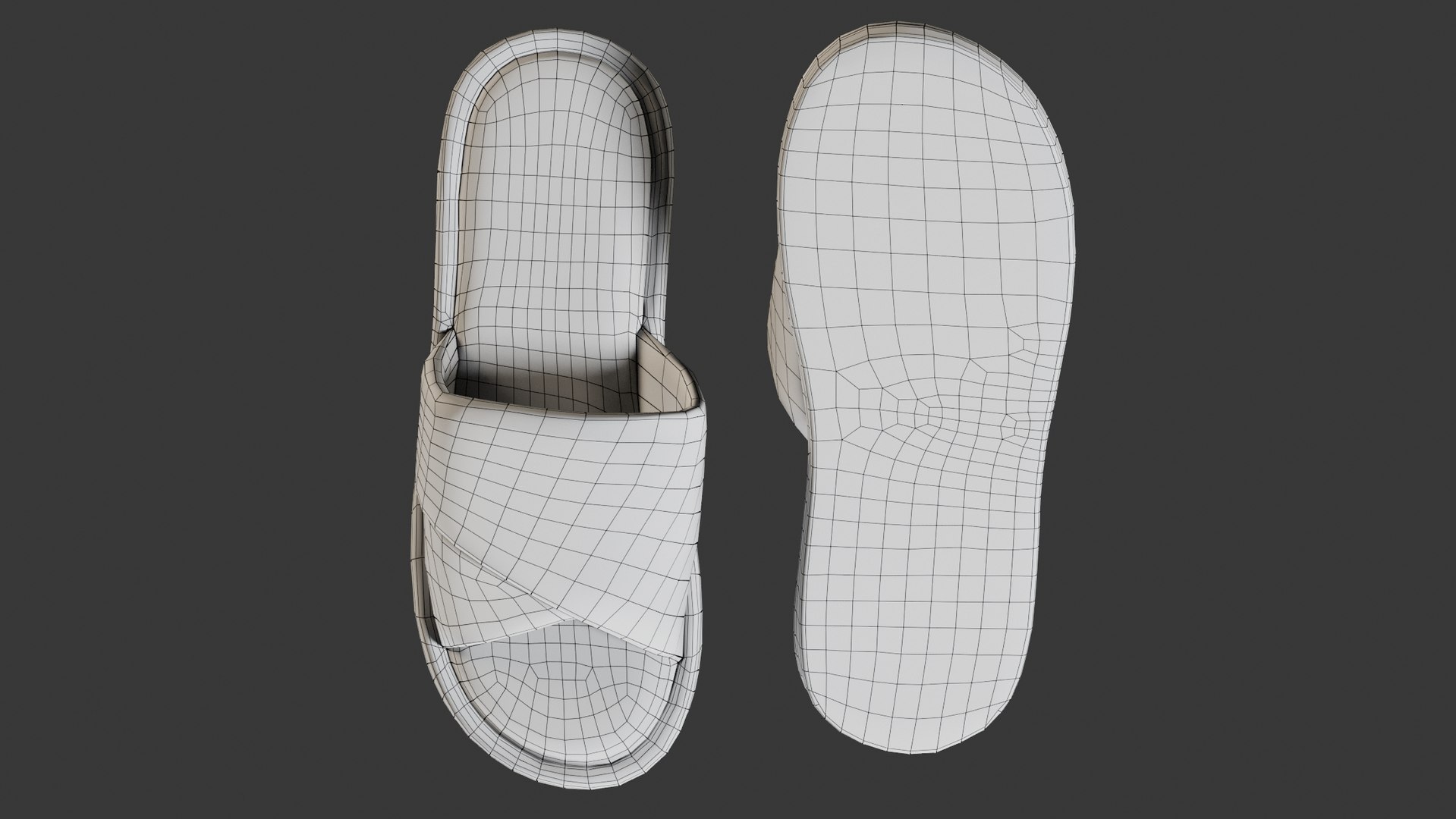 Realistic Men S Slippers 3D Model - TurboSquid 1562726