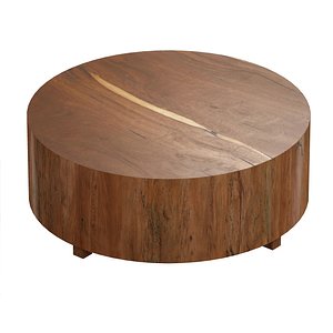 coffee table natural yukas 3D model