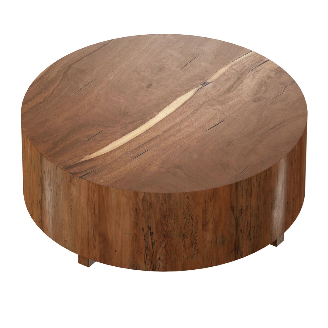 Coffee Table Natural Yukas 3D Model - TurboSquid 1621175