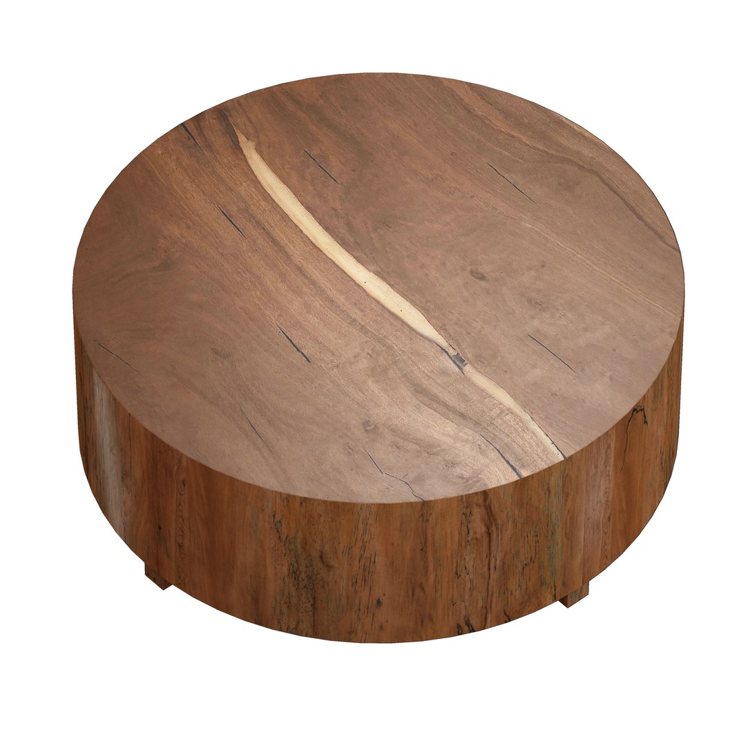 Coffee Table Natural Yukas 3D Model - TurboSquid 1621175