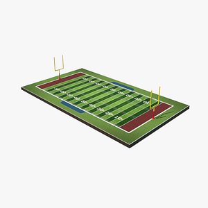 American Football Field 3D