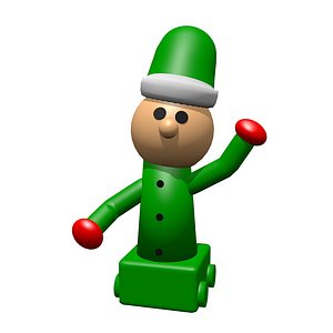 3D elf toy