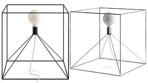 3D Cubo Reflex by Adriani E Rossi Edizioni Floor Lamp