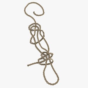3d rope truckers hitch model