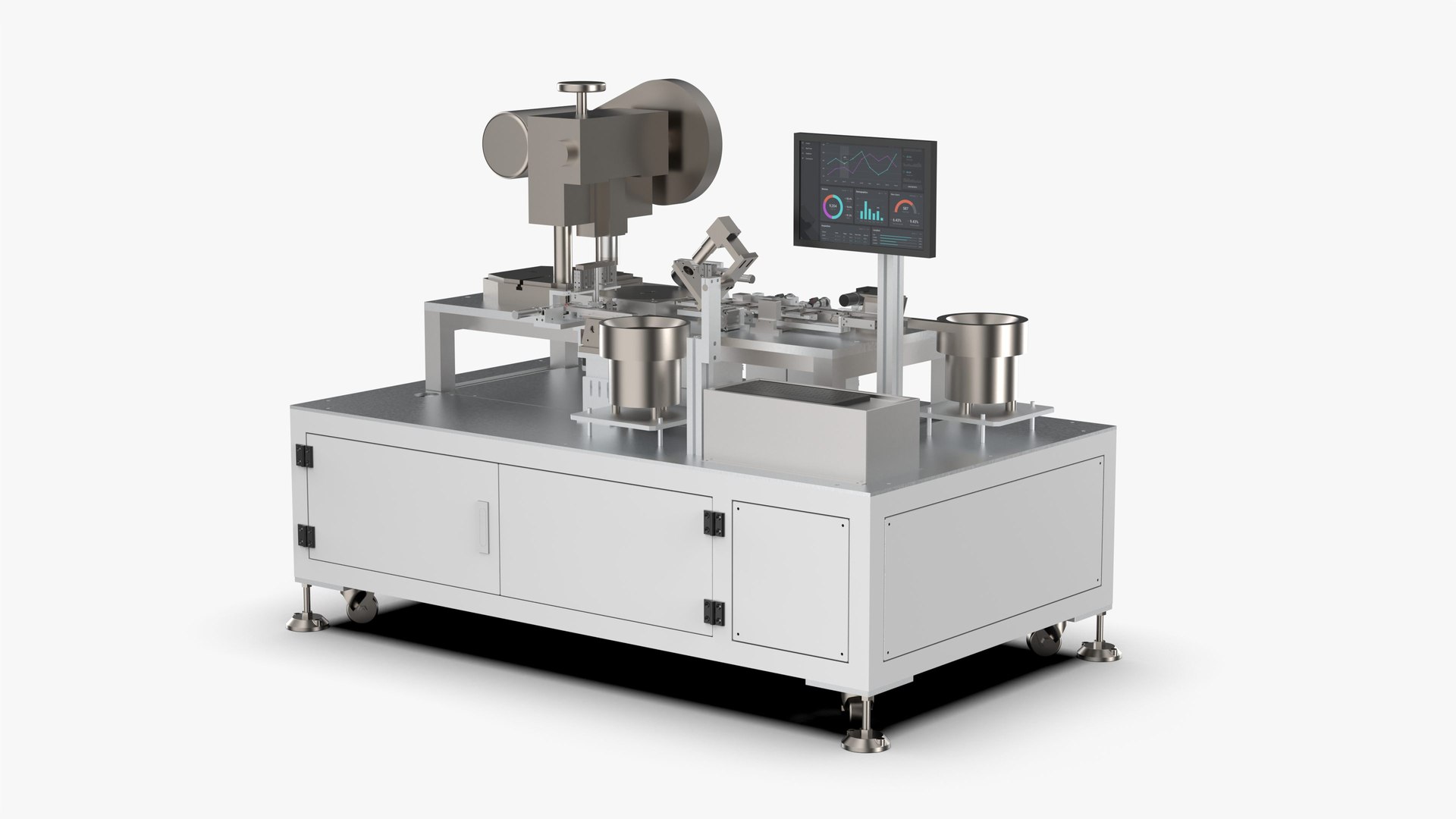 Automatic Electronic Lock Assembly Machine 3D - TurboSquid 2252029