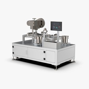 Automatic  Electronic Lock Assembly Machine 3D