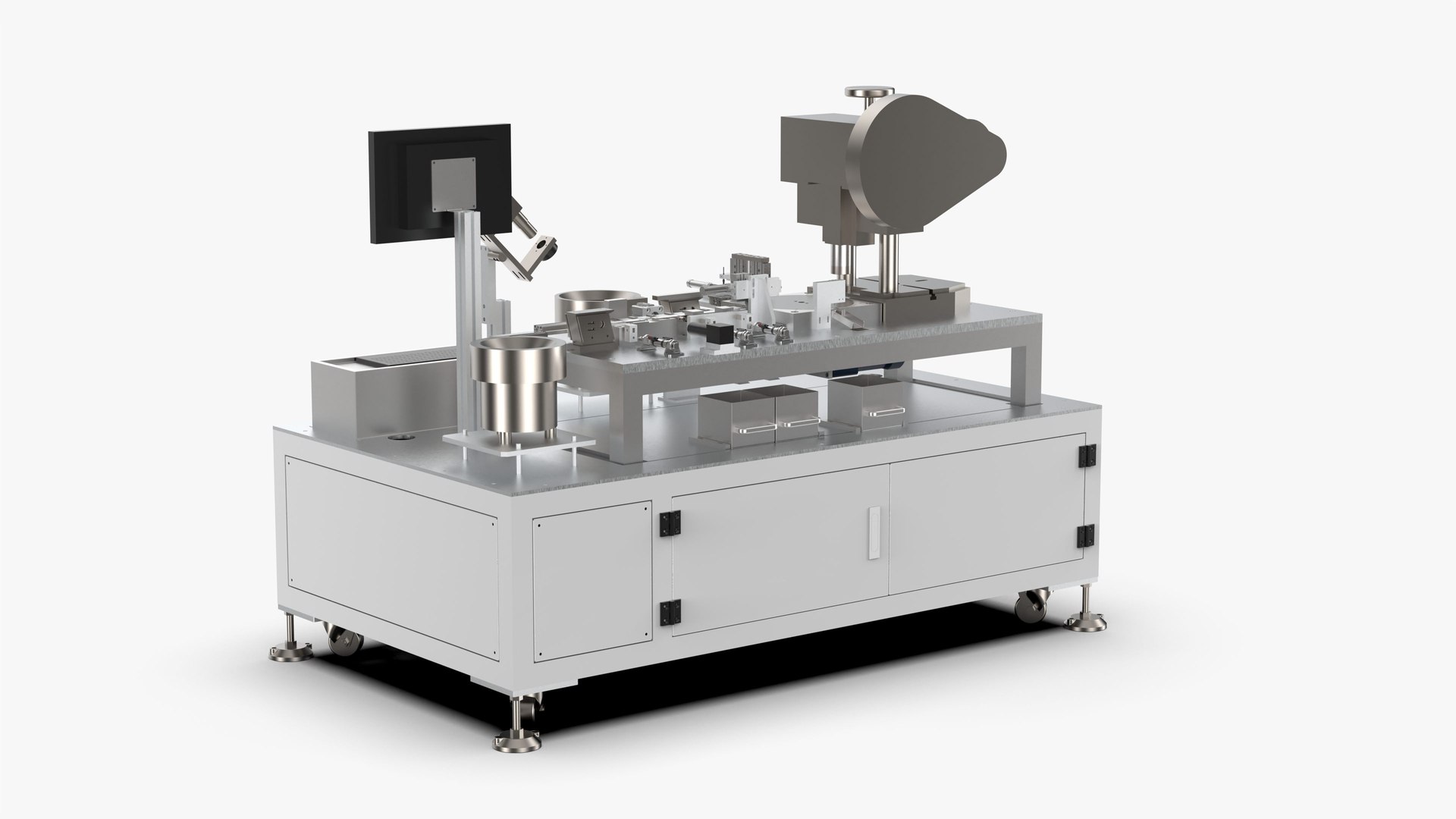 Automatic Electronic Lock Assembly Machine 3D - TurboSquid 2252029