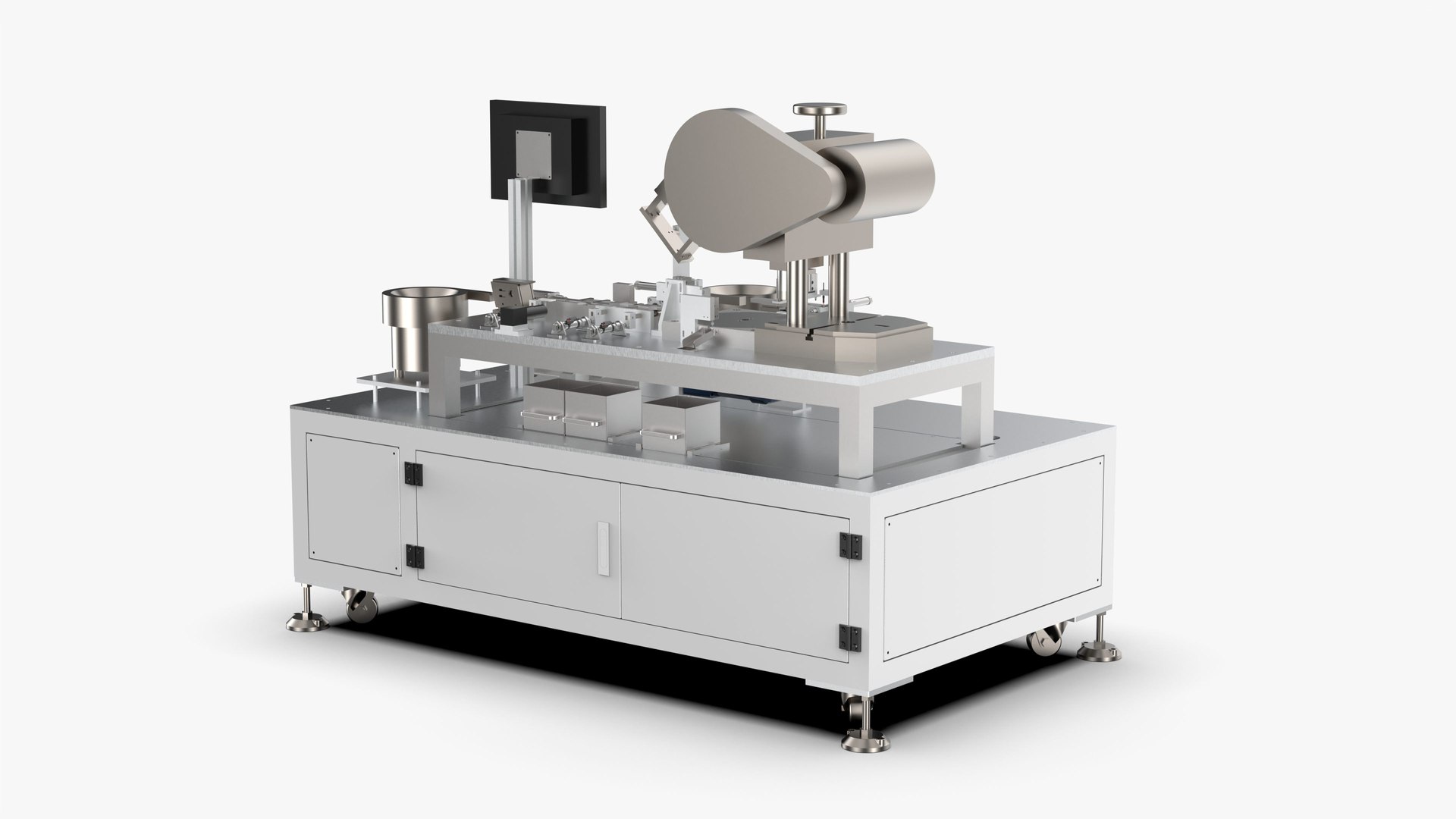 Automatic Electronic Lock Assembly Machine 3D - TurboSquid 2252029