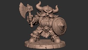 Brom Ironbeard Defender 3D model