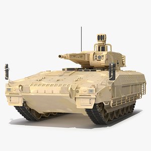 Puma German IFV Military Tank Sandy 3D