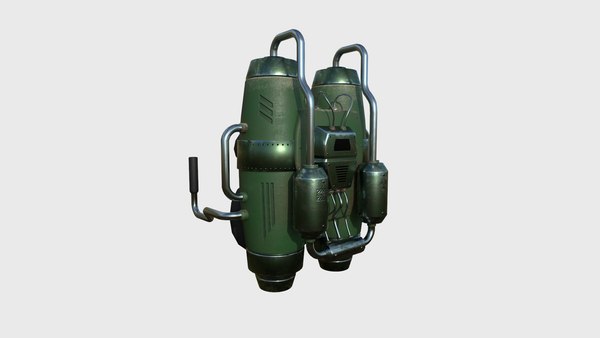 Jetpack A10 Green - SciFi Character Design 3D - TurboSquid 1875858