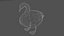 3D model Realistic swan OBJ