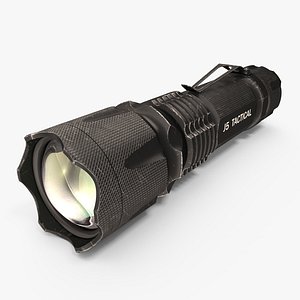 tactical flashlight light 3d model