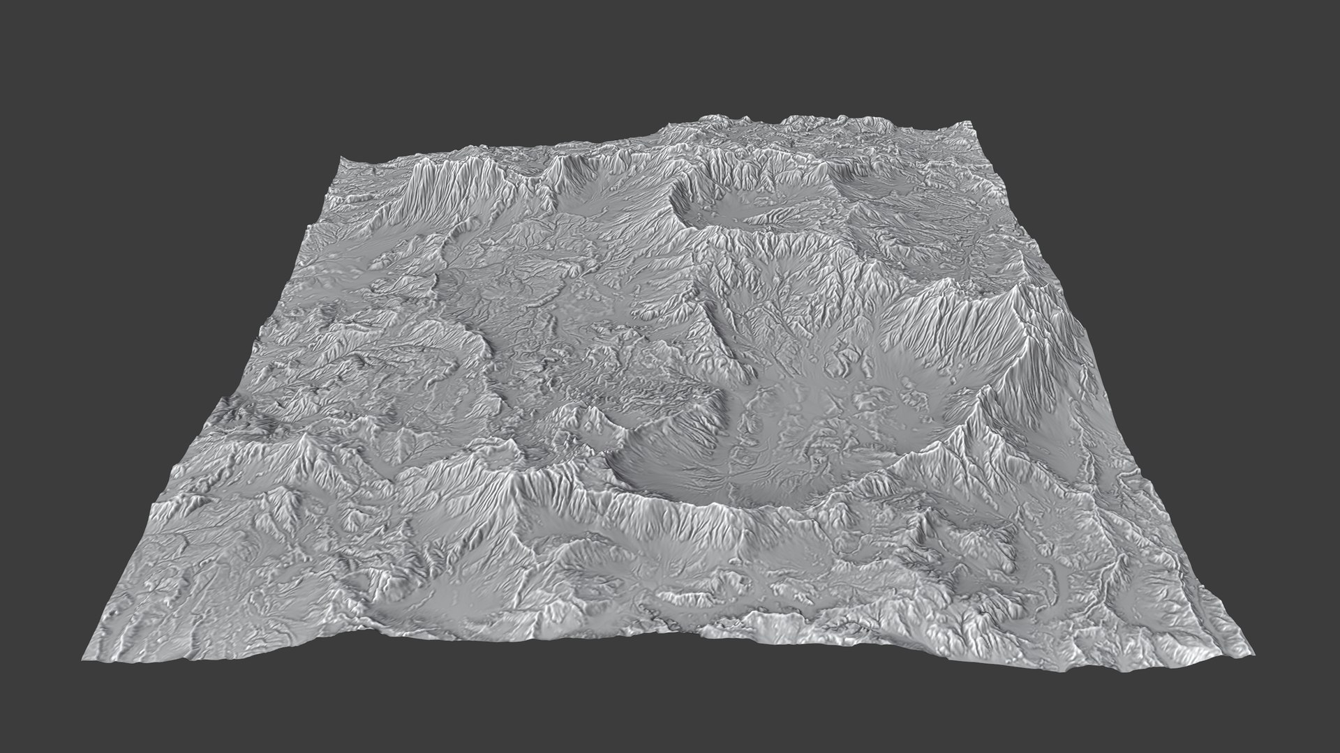 3D 8K Planet Crater Landscape 4 - TurboSquid 1826860