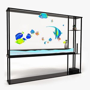 LG OLED transparent TV 3D model
